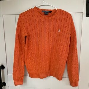Ralph Lauren Vibrant Orange Crewneck Sweater